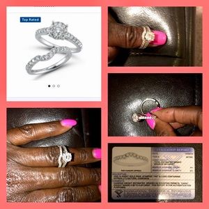 2 Carat TW- I1 Engagement Ring and Bands. Well kept. Seriously inquires only.